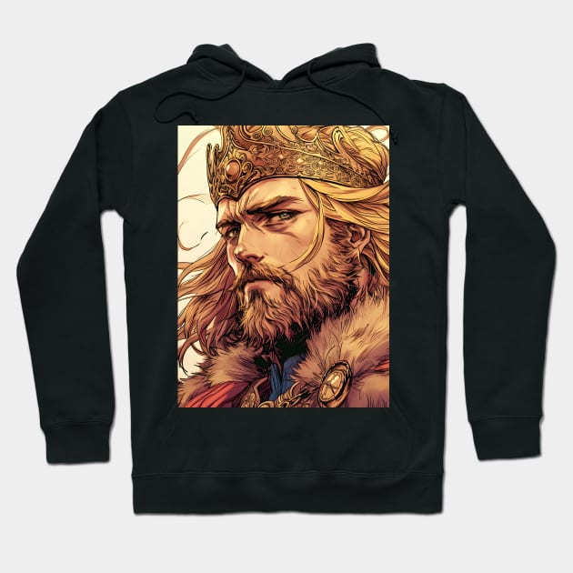 Saga of the Norse: Viking Exploration, Epic Tales, and Anime-Manga Heritage in Vinland Saga Art Hoodie by insaneLEDP